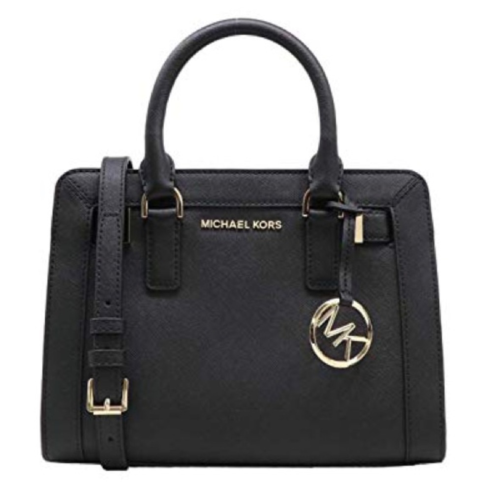 BLACK DILLON MICHAEL KORS SHOULDER/HAND BAG